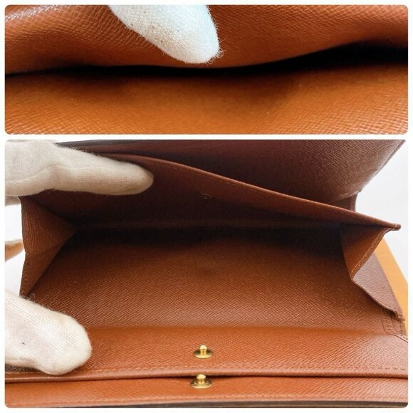 Authentic Louis Vuitton Portefeuille International Porte Tresor Monogram Wallet - Picture 9 of 12